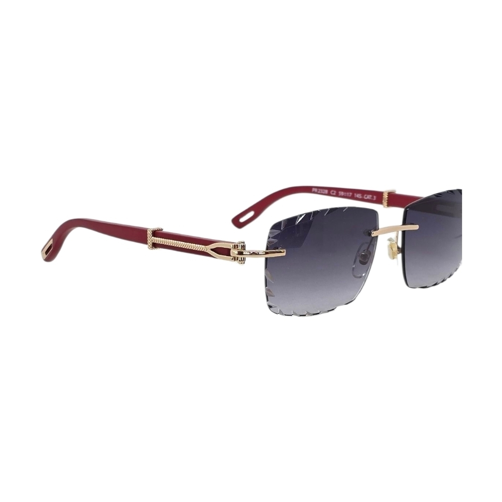 Porta Romana Men's Sunglasses - Black and Gold - Picture 4 of 7